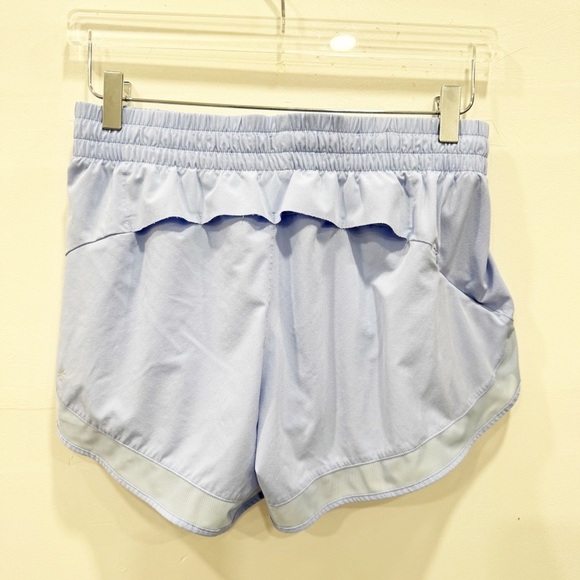 Athleta Mesh Racer Run 4” Short Lined Light Blue Small Sporty Athletic - Picture 10 of 10